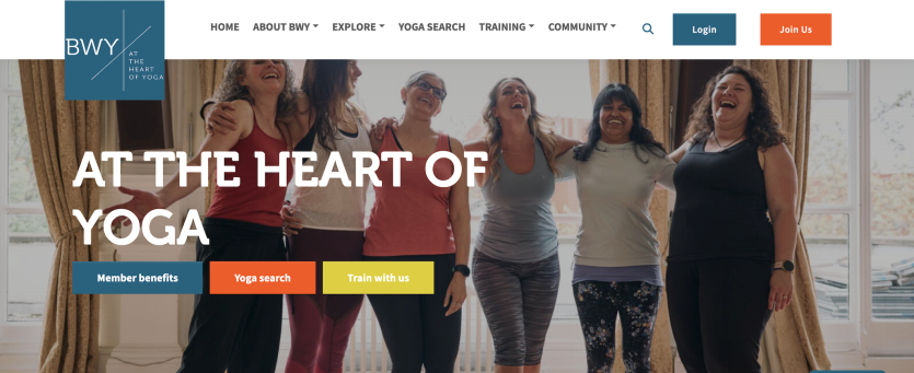 British wheel of yoga website