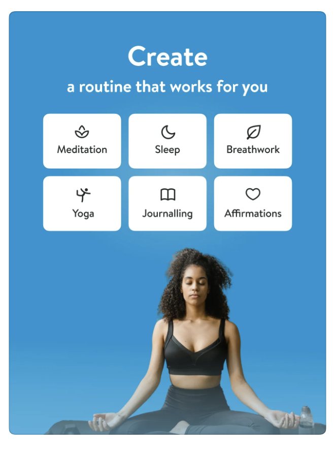 Insight timer create a routine