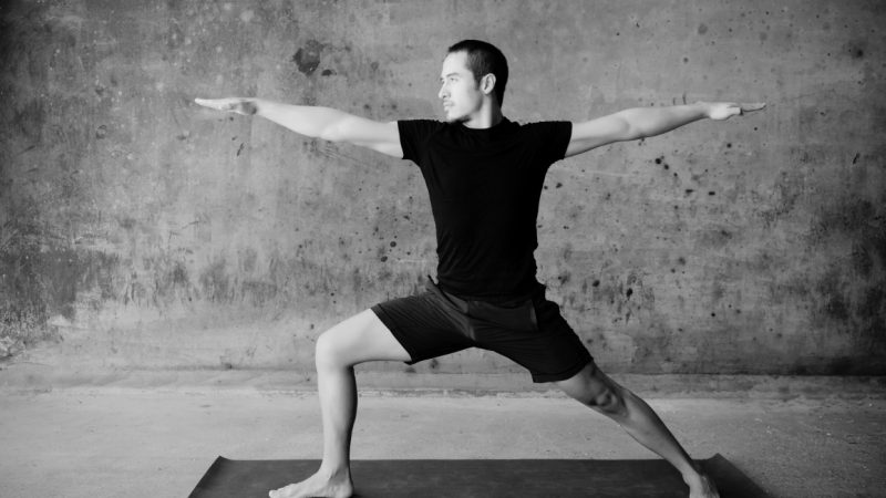 Warrior pose