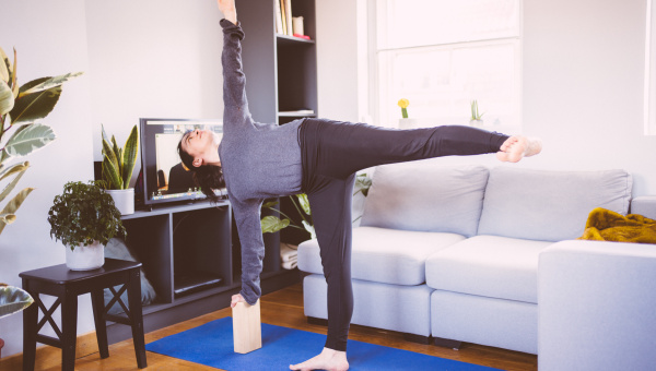 Half moon pose