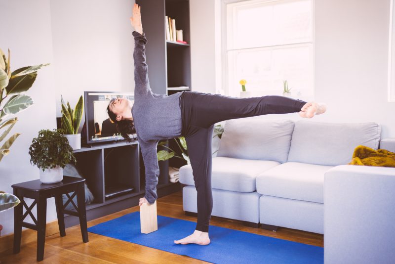 Half moon pose