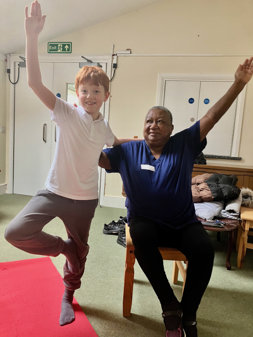 Intergenerational yoga london hackney boy small 2