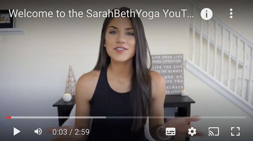 Sarah Beth Yoga Videos