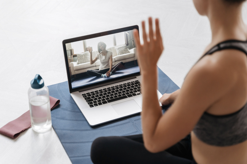 Online private yoga class