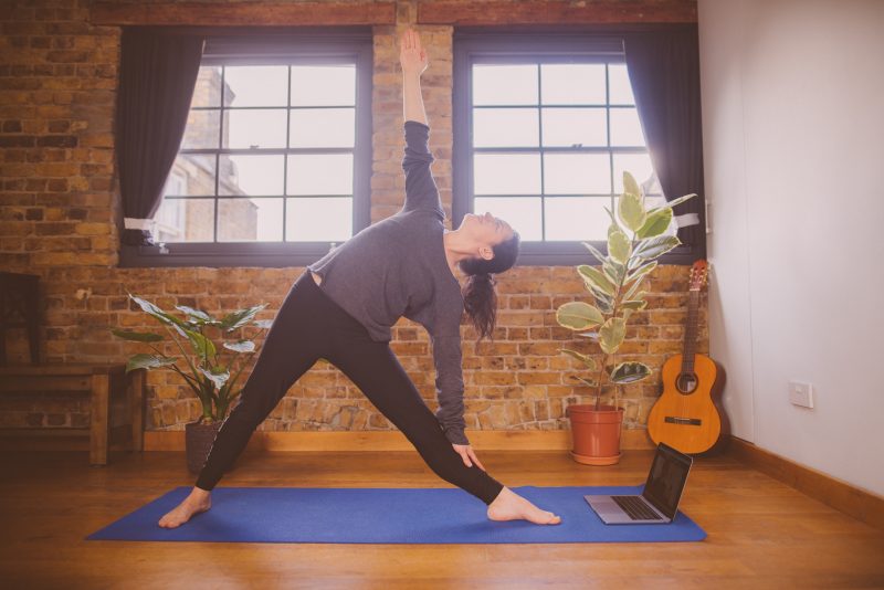 Extended Triangle Pose or Sanskrit would be a great pose to implement in  your beginner classes. This focuses on ankles, hips, knees, side... |  Instagram